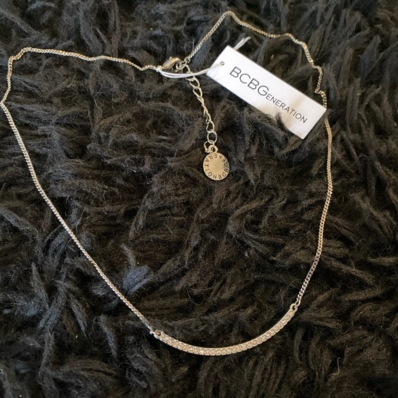 BCBGeneration Silver Shiny Necklace NWT - Picture 6 of 9